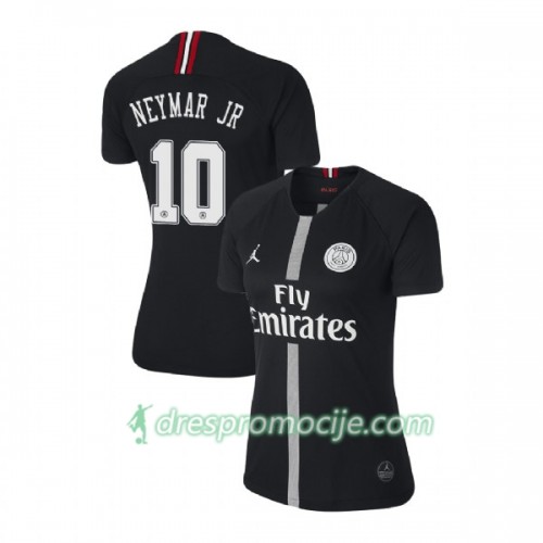 Paris Saint-Germain Dres Neymar JR 10 Jodan Crno Ženska Treći 2018/19 Kratkih Rukava Paris Saint-Germain Dres Neymar JR 10 Jodan Crno Ženska Treći 2018/19 Kratkih Rukava
